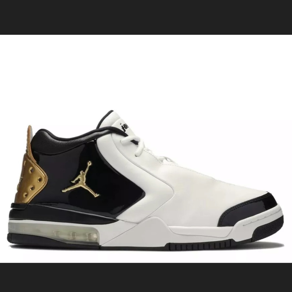 Jordan Big Fund Premium White Metallic Gold 9 1/2